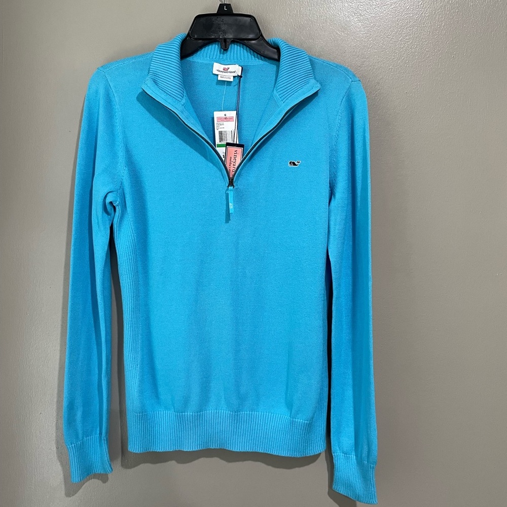 Vineyard Vines Quarter Zip Up Sweater